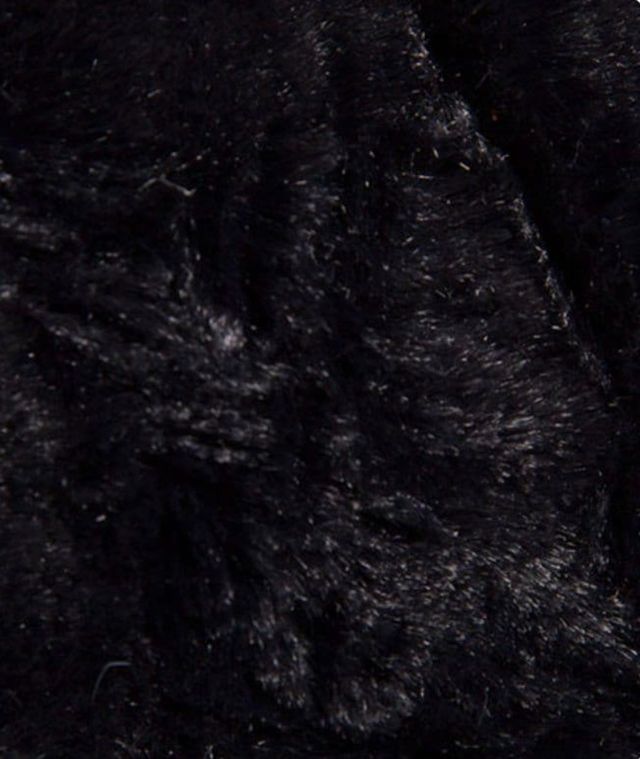 CordaRoy's® Black Faux Fur Queen Bean Bag Cover -1