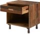 Olliix by INK+IVY Light Brown Multi Renu Solid Wood Nightstand-1