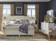 Magnussen Home® Willowbrook 3-Piece Egg Shell White/Natural Upholstered King Wall Bedroom Set-1