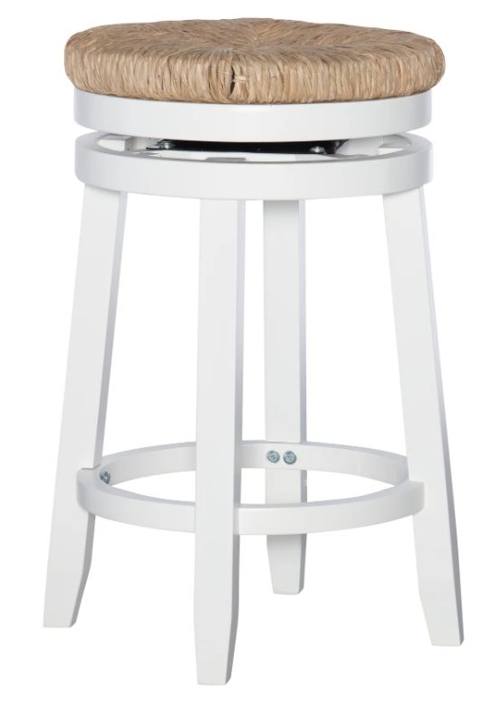 Powell® Maya White Counter Stool-0