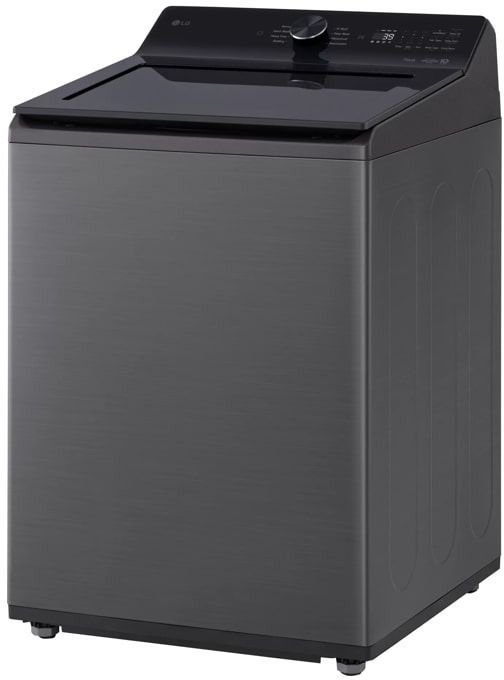 LG 5 Cu. Ft. Platinum Black Impeller Top Load Washer with EasyUnload™ & AI Sensing-2