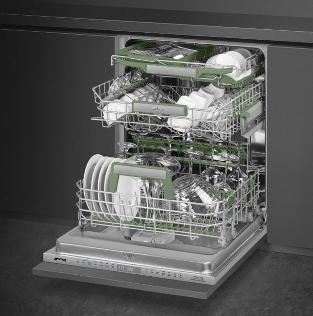 Smeg 24" Panel Ready Top Control Built-In Dishwasher -2
