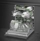 Smeg 24" Panel Ready Top Control Built-In Dishwasher -2