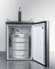 Summit® 5.6 Cu. Ft. Panel Ready Beer Cooler/Kegerator-3