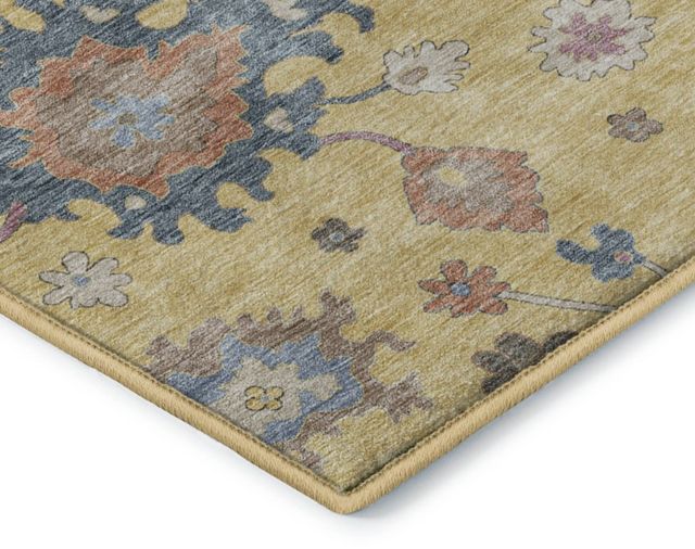 Dalyn™ Rug Company Hatay HY4 Gold 5'x8' Area Rug-1