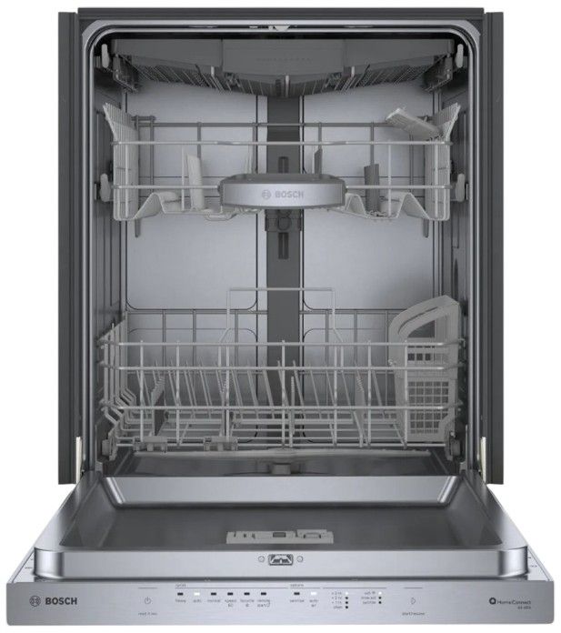 Bosch® 500 Series 24" Stainless Steel Top Control Built In Dishwasher-2