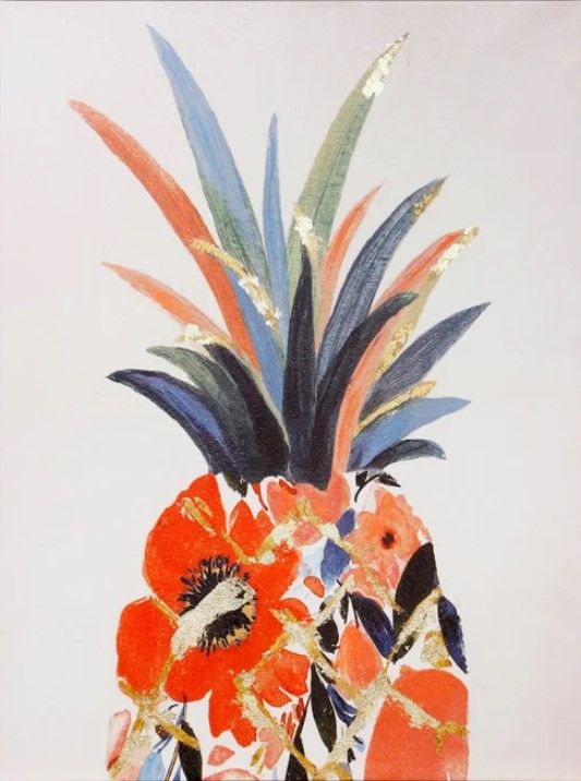 StyleCraft Pineapple Wall Art-1