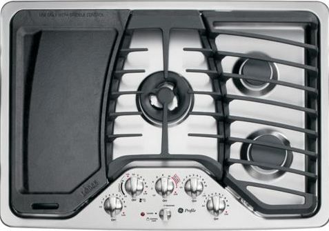 GE Profile™ 30" Gas Cooktop-Stainless Steel-0