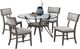 New Classic® Home Furnishings Kelsey 5-Piece Brown/Gray Dining Table Set-0