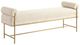 Uttermost® Bolster Pearl White Lounge Bench-0