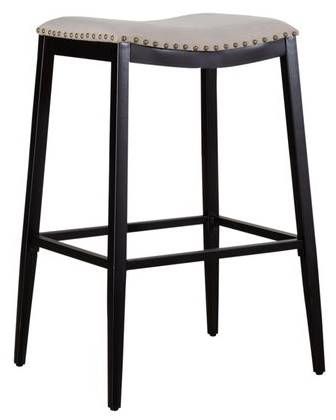 Liberty Furniture Vintage Black Backless Barstool-0