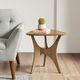 Olliix by INK+IVY Blaze Light Brown Triangle Wood End Table-3