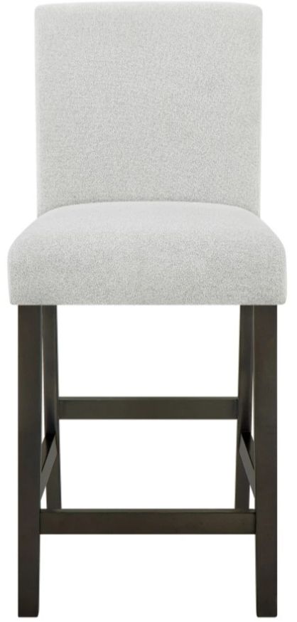 New Classic® Home Furnishings Carissa Espresso/Stone Counter Dining Chair-2