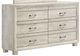 Elements International Fort Worth White Dresser and Mirror-2