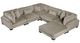 Homelegance® Traverse 6-Piece Taupe Modular Sectional with Ottoman-2