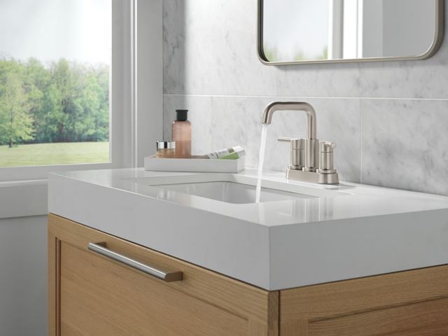 Delta Nicoli® Stainless 7" 2-Handle Centerset Bathroom Faucet-2