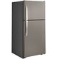 GE® 30" 19.1 Cu. Ft. Slate Top Freezer Refrigerator-4