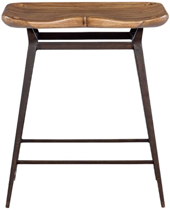 Hooker® Furniture Big Sky Bronze/Vintage Natural Stool-2
