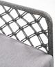 Armen Living Marco Gray Fabric/Rope/Steel Outdoor Lounge Chair-4