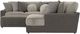 Jackson Furniture Canyon 5-Piece Fawn/Umber Right-Arm Facing Sectional and Ottoman-4