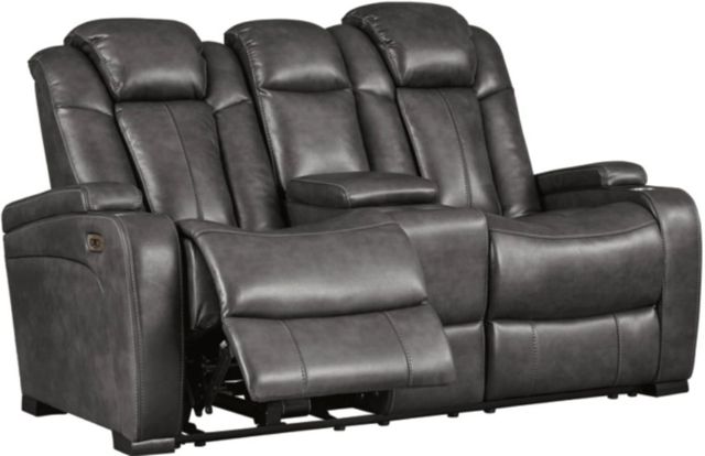 Signature Design by Ashley® Turbulance 3-Piece Quarry Living Room Reclining Seating Set-2