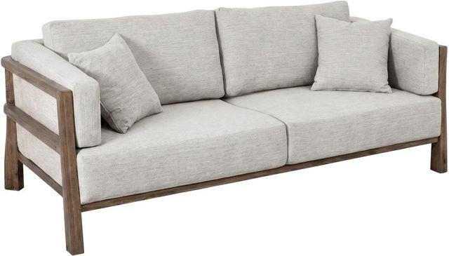 International Furniture Direct Roots Brown/Osyter Sofa-0