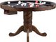 Coaster® Turk 5-Piece Tobacco/Black 3-In-1 Game Table and Chair Set-1