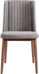 Armen Living Wade 2-Piece Gray Dining Chairs-1