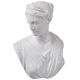 A & B Home White Bust Statue-0