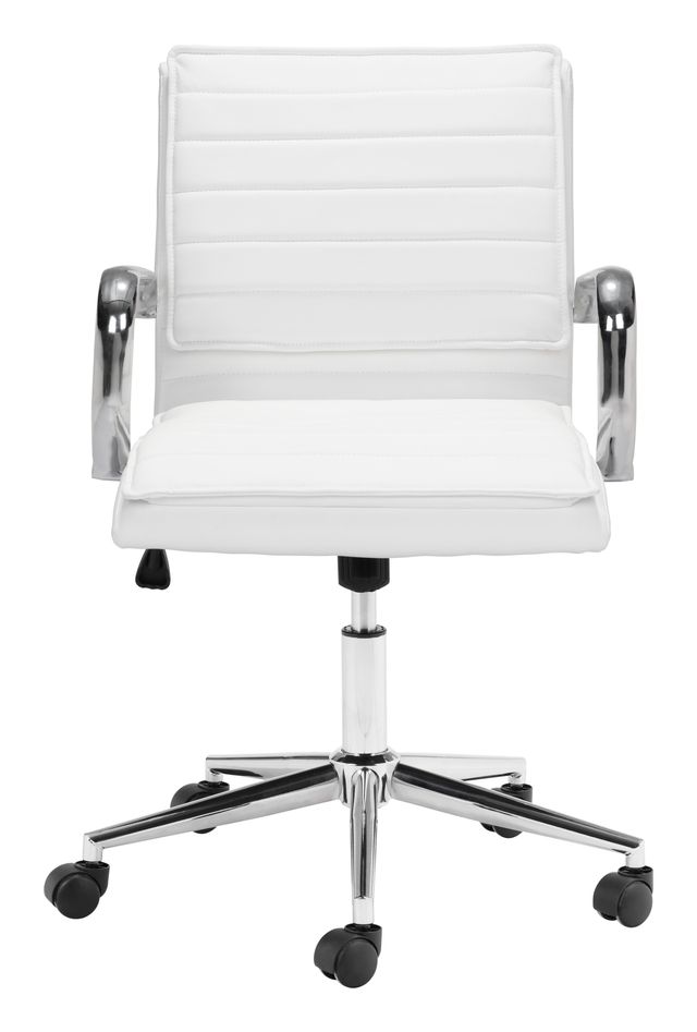 Zuo® Modern Partner White Office Chair-0