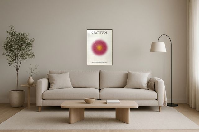 Classy Living Transcendent Radiant Gratitude I Wall Art-1