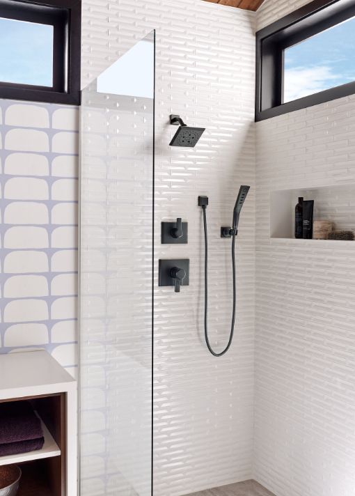 Delta Universal Showering Matte Black 60" - 80" Hand Shower Hose-3