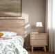 LH Home Gia Light Driftwood 1-Drawer Nightstand -2