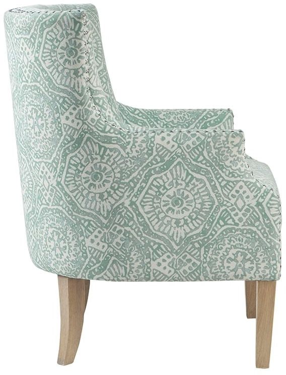 Olliix by Madison Park Hayworth Light Teal Accent Chair-3