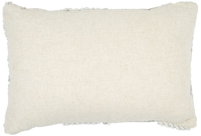 Signature Design by Ashley® Standon Gray/White Throw Pillow-2