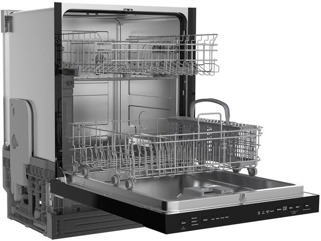 GE® 24" Black Top Control Built-In Dishwasher-3