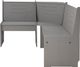 Linon Willow 3-Piece Gray Corner Nook Set-4