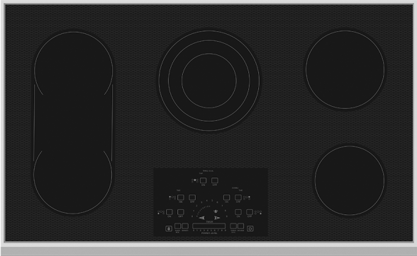 Hestan® KEC Series 36" Black Electric Cooktop-0