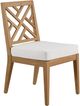 Universal Explore Home™ Customizable Coastal Living Outdoor Chesapeake Fabric/Wooden Side Chair-0