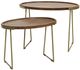 Stylecraft 2-Piece Brown Nested Side Table Set-0