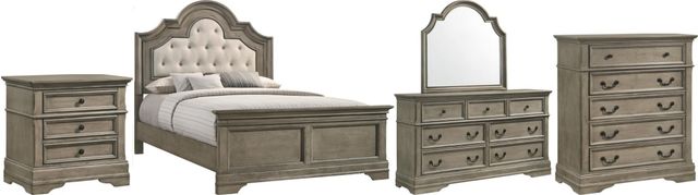 Coaster® Manchester 5-Piece Wheat Bedroom Set-0