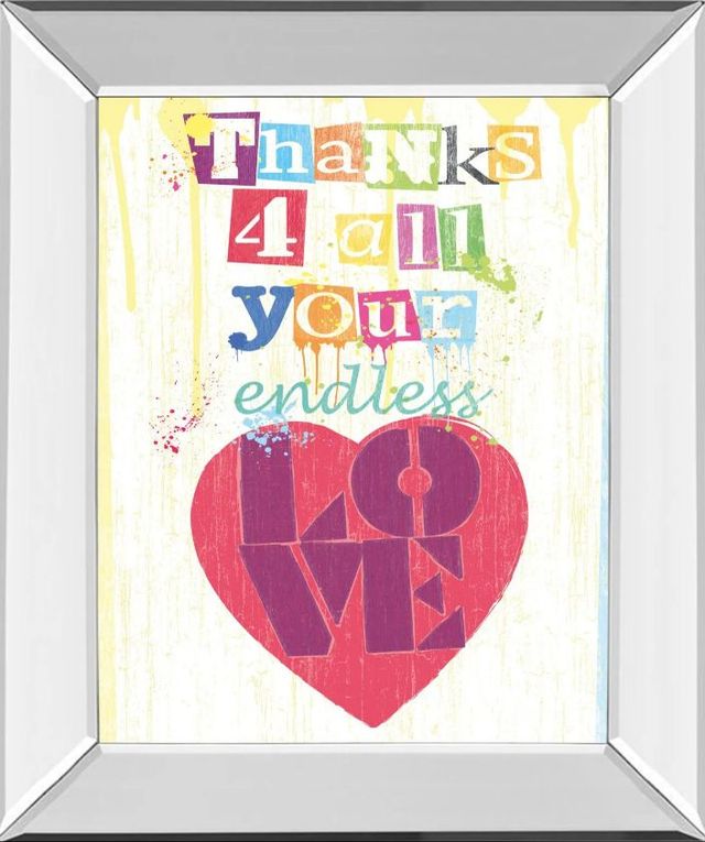 Classy Art Must Be Love Il by Tom Frazier Mirror Framed Wall Art-0
