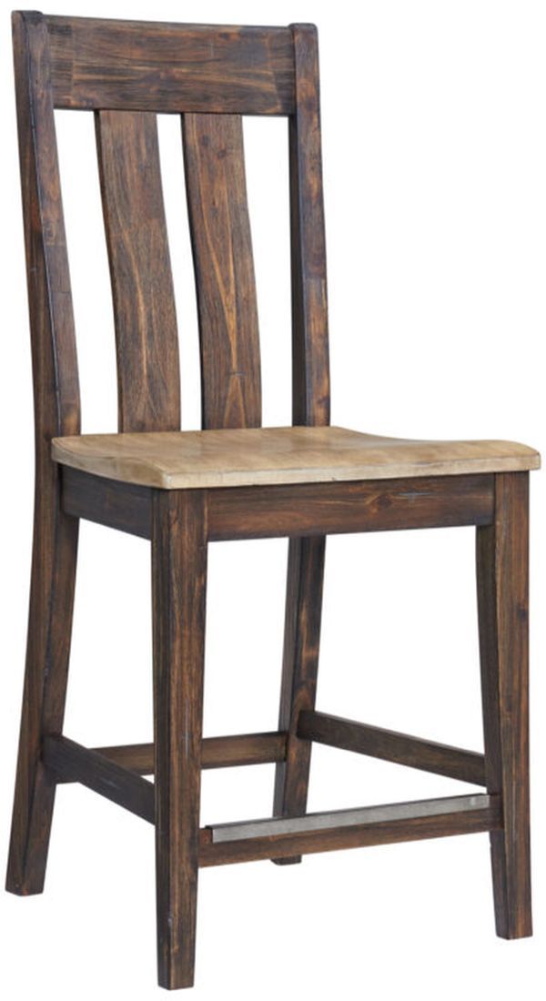 Intercon Transitions Driftwood/Sable Barstool-0