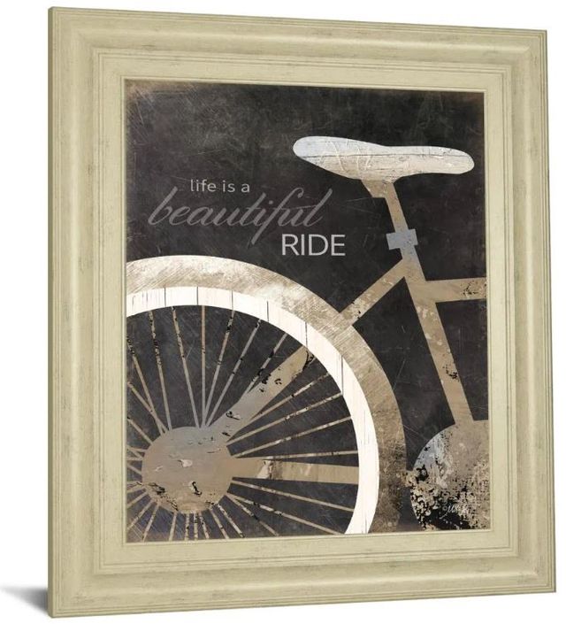 Classy Art Life Is a Beautiful Ride by Marla Rae Framed Print Wall Art-1