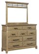 Bernards Bellamy Lane 4-Piece Caramel Queen Panel Bedroom Set-2