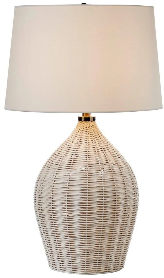 LH Home Skye Oceana White Table Lamp-1