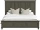 Elements International Canterbury Gray Full Panel Bed-3