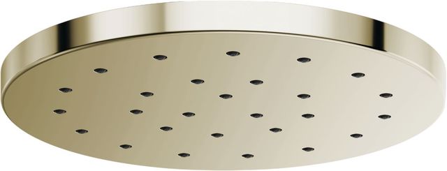 Brizo Essential™ H2Okinetic® Brilliance® Polished Nickel Linear Round Single-Function Raincan Shower Head-0