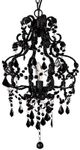 A & B Home Elizavetta Noir Black Chandelier-0