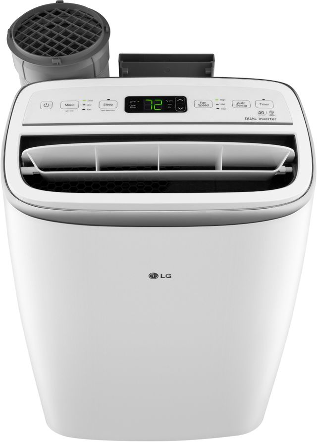 LG 14,000 BTU's White Smart Wi-Fi Portable Air Conditioner-4